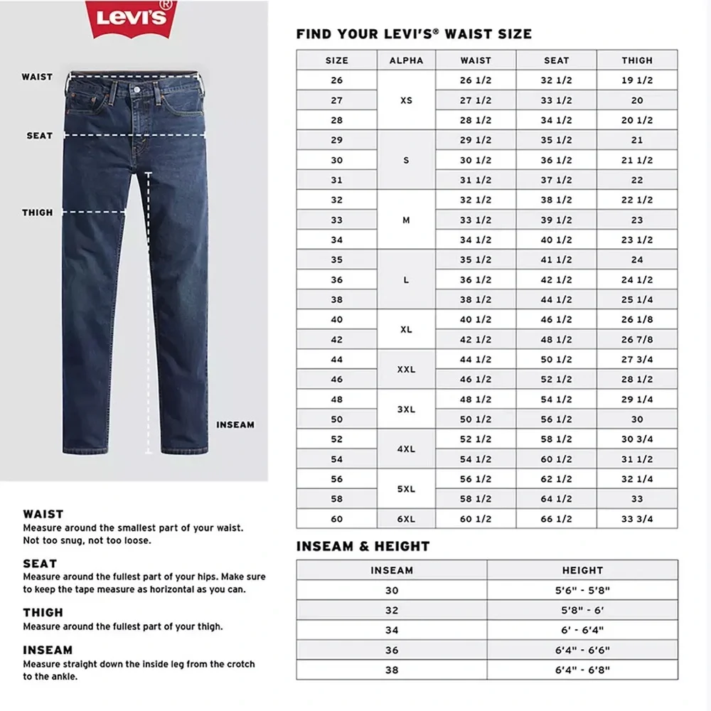 Levi’s || 505™ REGULAR FIT MEN'S JEANS size 29x32